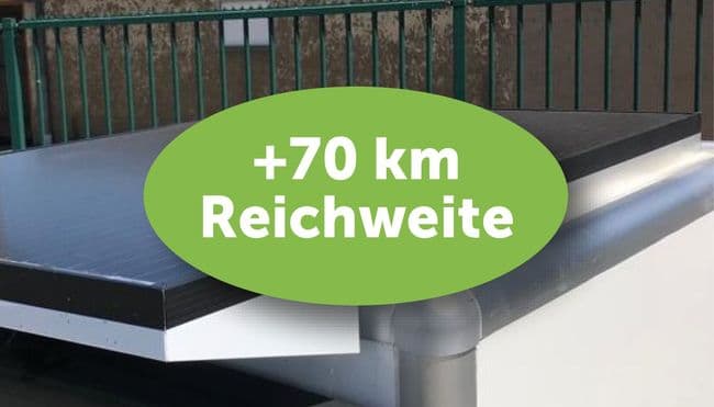 System słoneczny zapewniający dodatkowe 70 km zasięgu do ARI 1280.