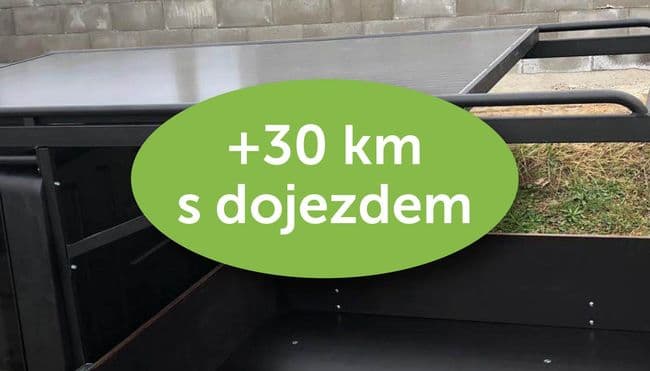 Solární panely pro ca. 30 km delší dojezd pro ARI 458 pick-up