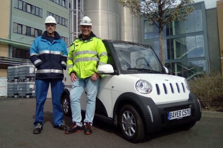 ARI 458 Kofferaufbau im Einsatz bei der Bayer AG in Frankfurt am Main