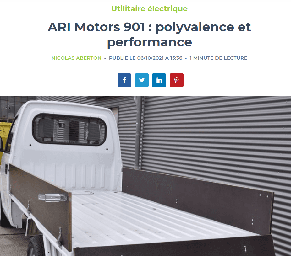 Materiel Paysage betont Vielseitigkeit des ARI 901