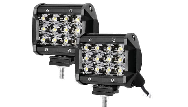 2 luces de trabajo LED para el área de carga