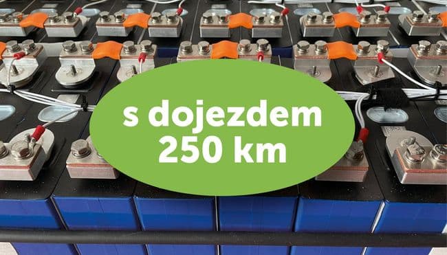 LiFePO4-baterie s dojezdem 250 km