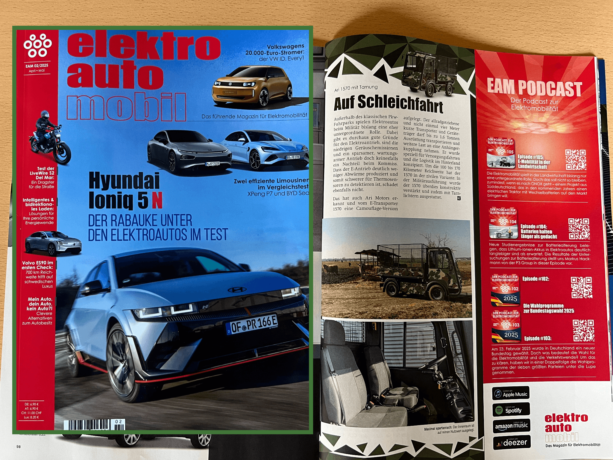 Elektro Auto Mobil berichtet über ARI 1570 Militärtransporter