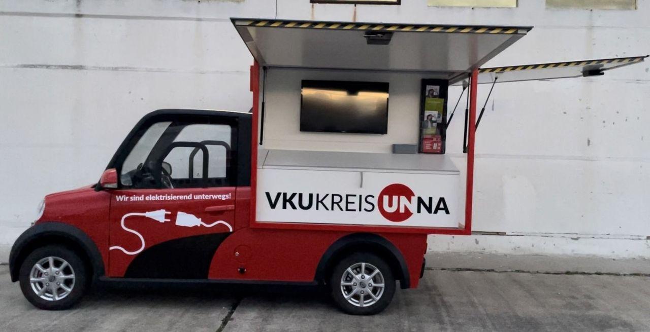 ARI 458 mit Verkaufsaufbau: Das Promo-Mobil mit 120 km Reichweite!
