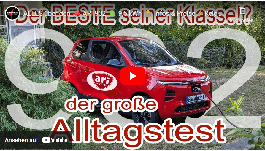 ARI 902 im großen Alltagstest bei Zero Pionier