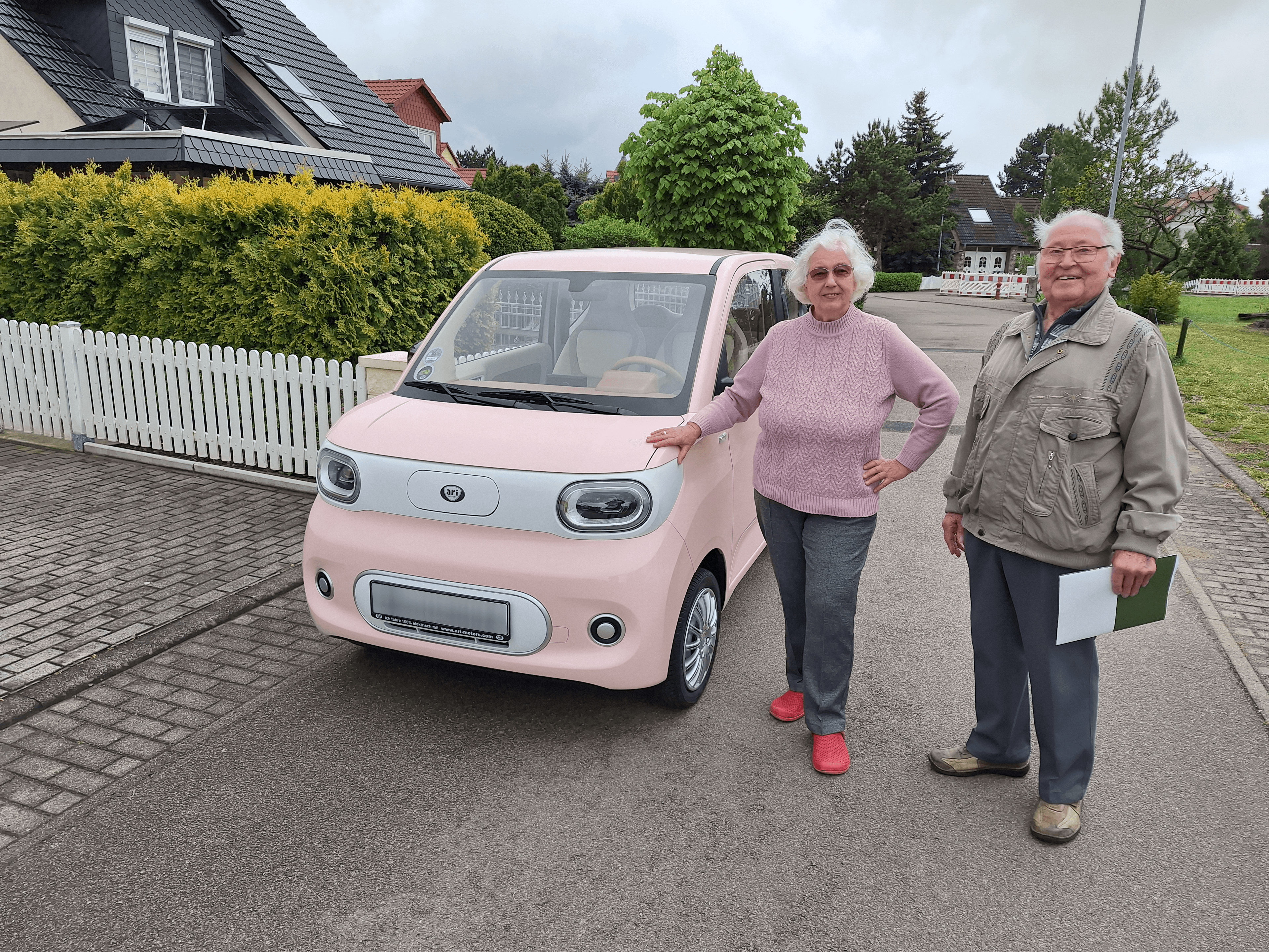 ARI Bruni e-car in use as a second car in the Muldental district near Leipzig