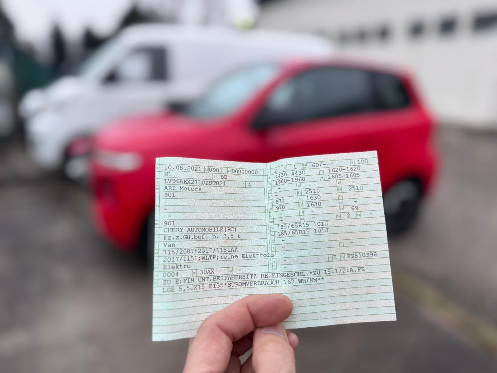 Was die Zulassungsbescheinigung Teil I über Ihr Elektrofahrzeug verrät