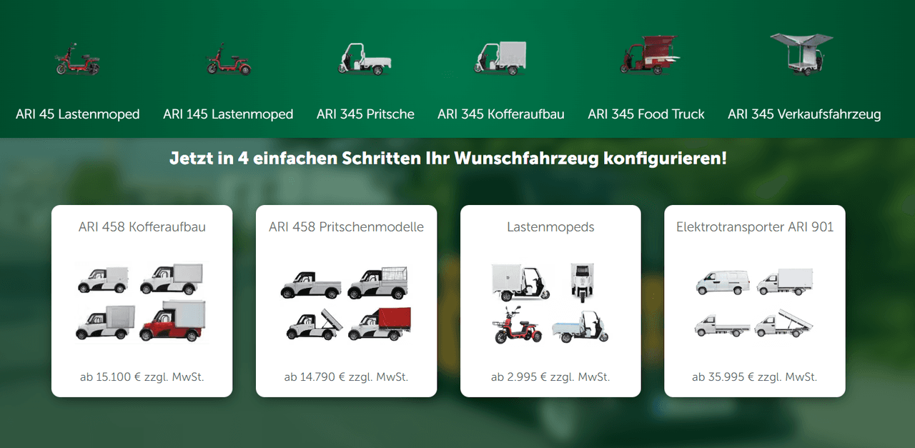 Jak powstają nazwy pojazdów elektrycznych ARI?