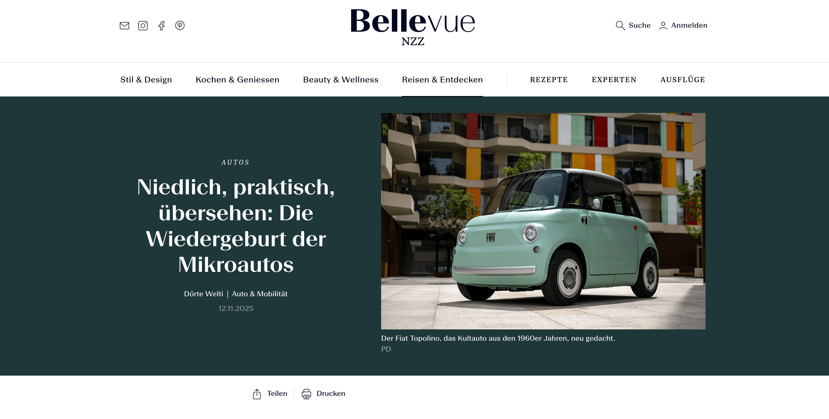 Zwischen Kultmodellen und Newcomern – NZZ hebt ARI Bruni als ernstzunehmende Alternative hervor