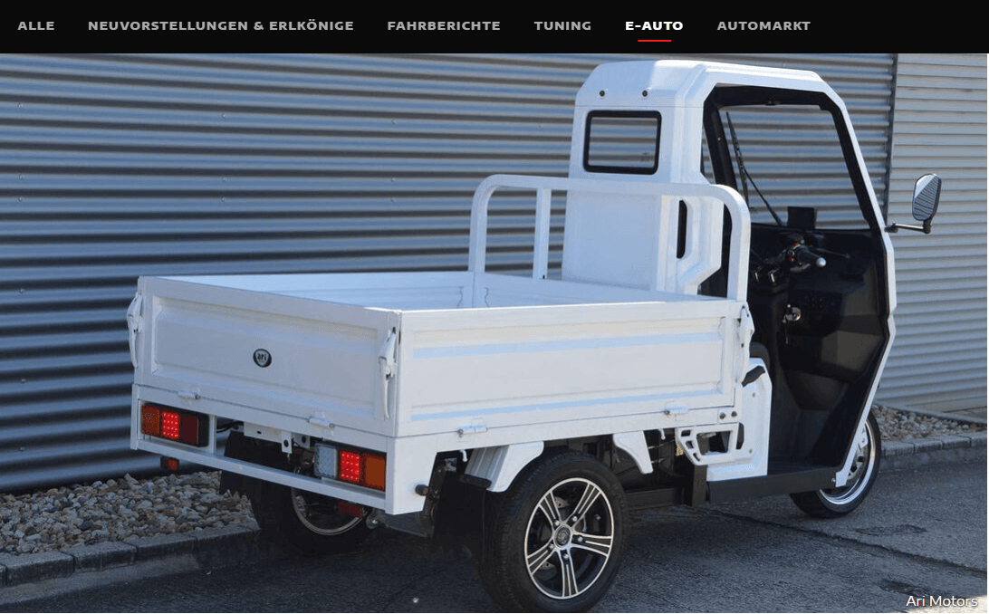 Auto-Motor-Sport uważa ARI 345 za przyszłościowy pojazd dostawczy.