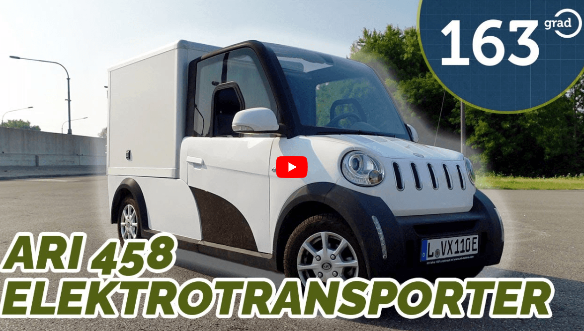 Der ARI 458 wideo-testowy przy 163 stopniach.