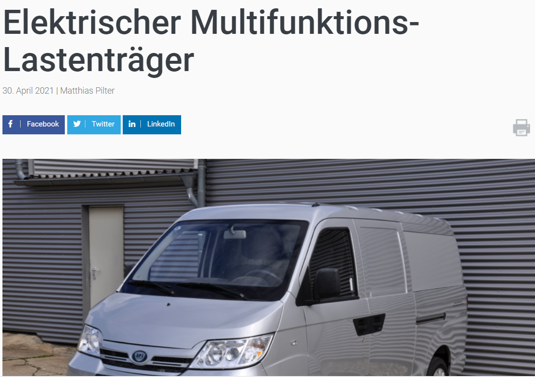 Auto und Wirtschaft nennt ARI 901 einen “Multifunktions-Lastenträger”