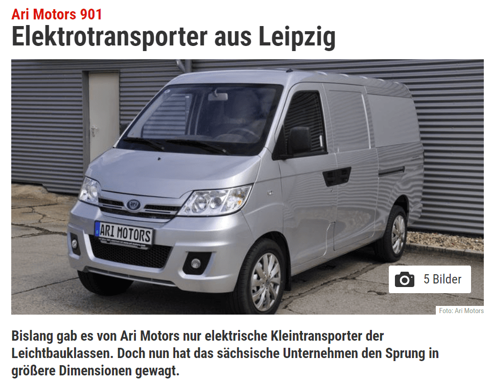 Firmenauto określa wejście na rynek ARI 901 jako "skok w większe wymiary".