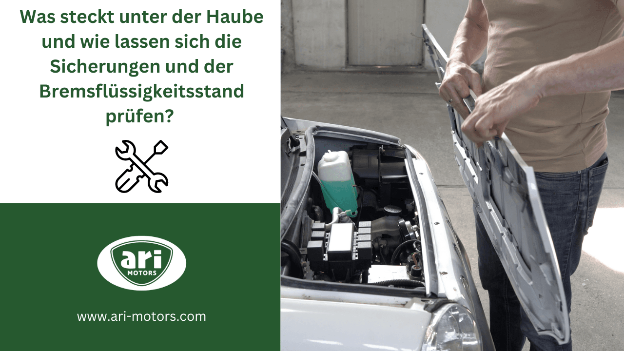 Pod maską: Jak sprawdzić bezpieczniki i poziom płynu hamulcowego w moim ARI?