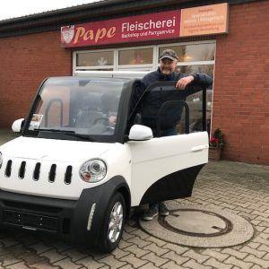 ARI 458 Elektrotransporter jako pojazd dostawczy w zakładzie mięsnym Pape w Mirowie