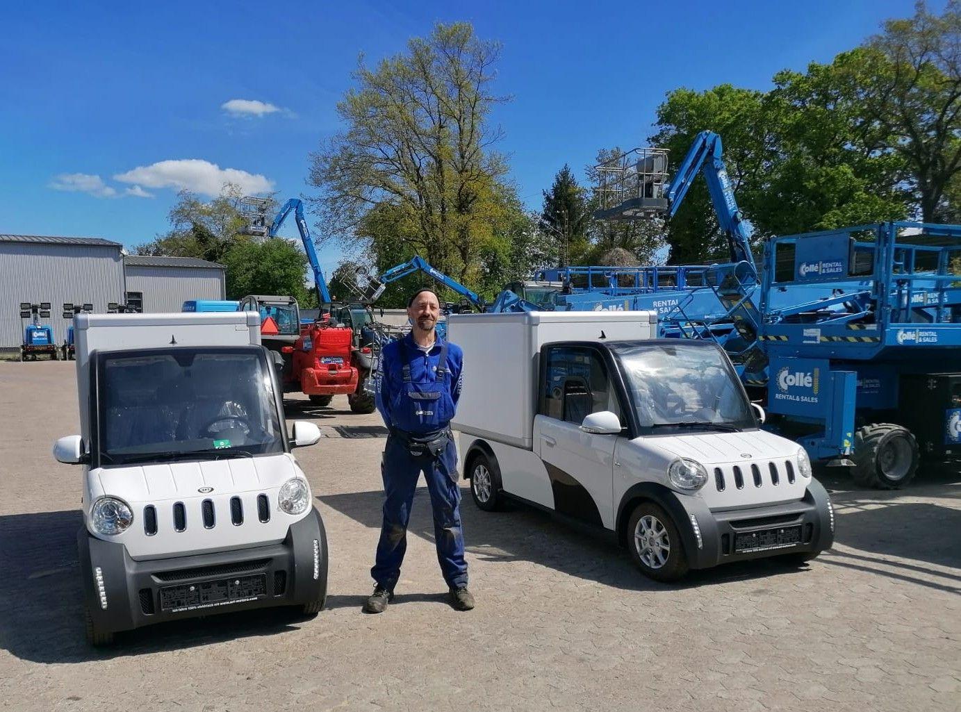 ARI 458 Elektrotransporter z bagażnikiem w Collé Vermietung und Verkauf GmbH