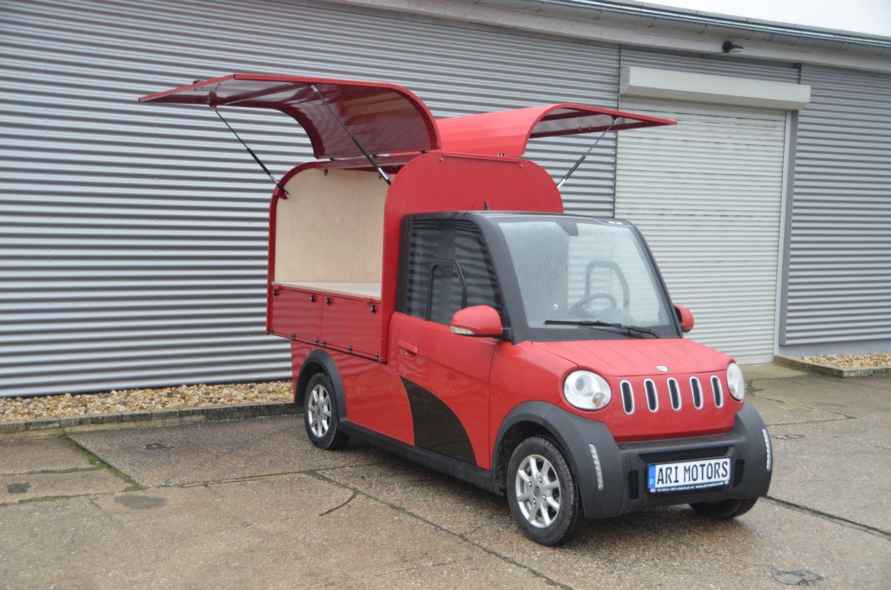 Die neuen elektrischen ARI Motors Food Trucks für anspruchsvolle Caterer und Gastronomen