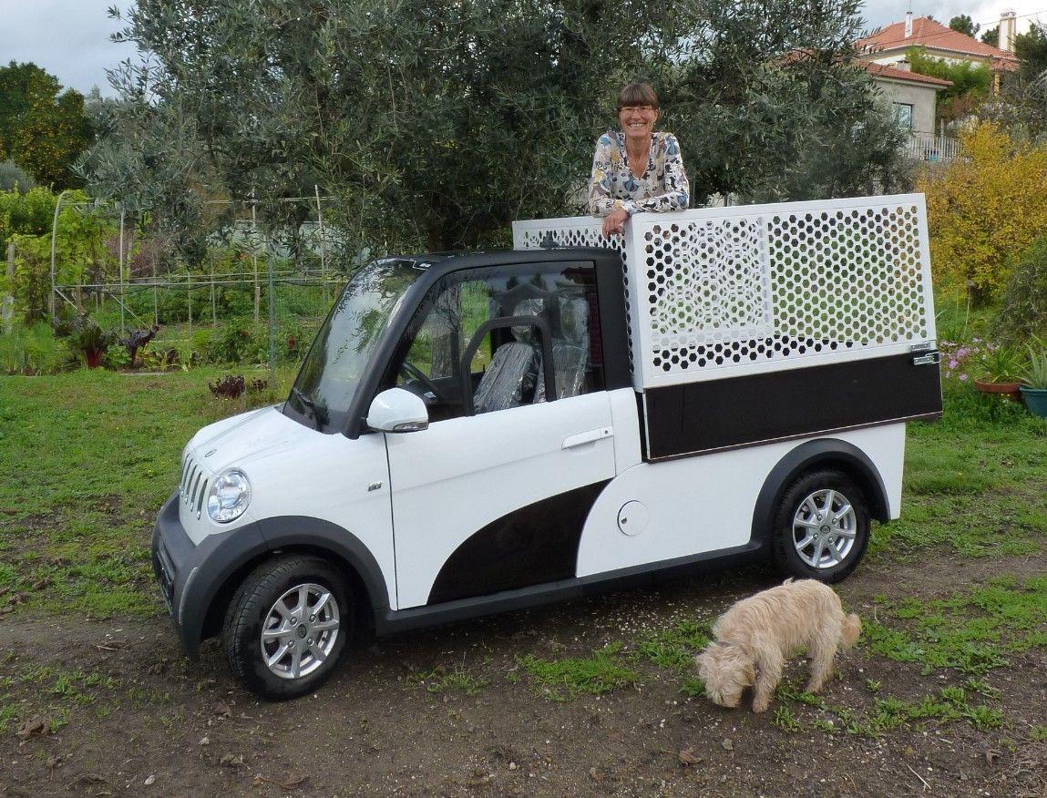 ARI 458 Pickup with lattice box at the Atlantic Ocean in Portugal