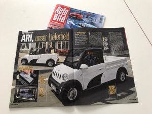 La camioneta ARI 458 como “héroe de reparto” en la prueba de la revista «AutoBild»