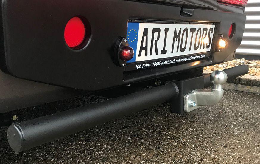What is the towing capacity of my ARI Motors electric vehicle?