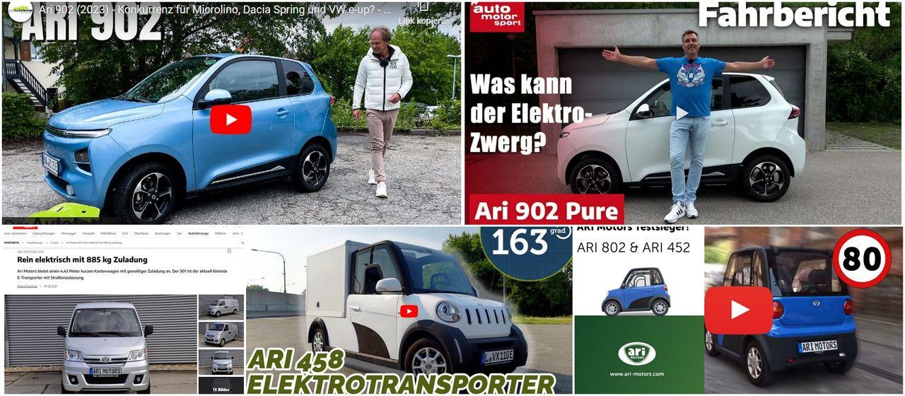 ARI Elektrofahrzeuge im Rampenlicht: 6 spannende Testberichte zum ARI ...